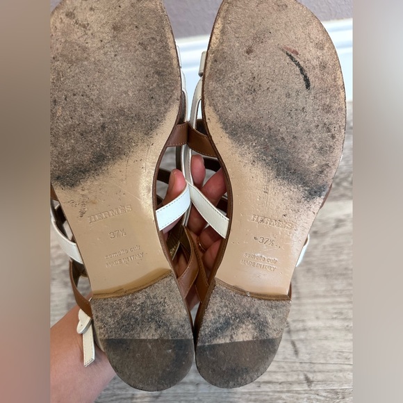 🎉🎉🎉 SOLD!🎉🎉🎉Hermes flat gladiator sandals - Picture 7 of 9